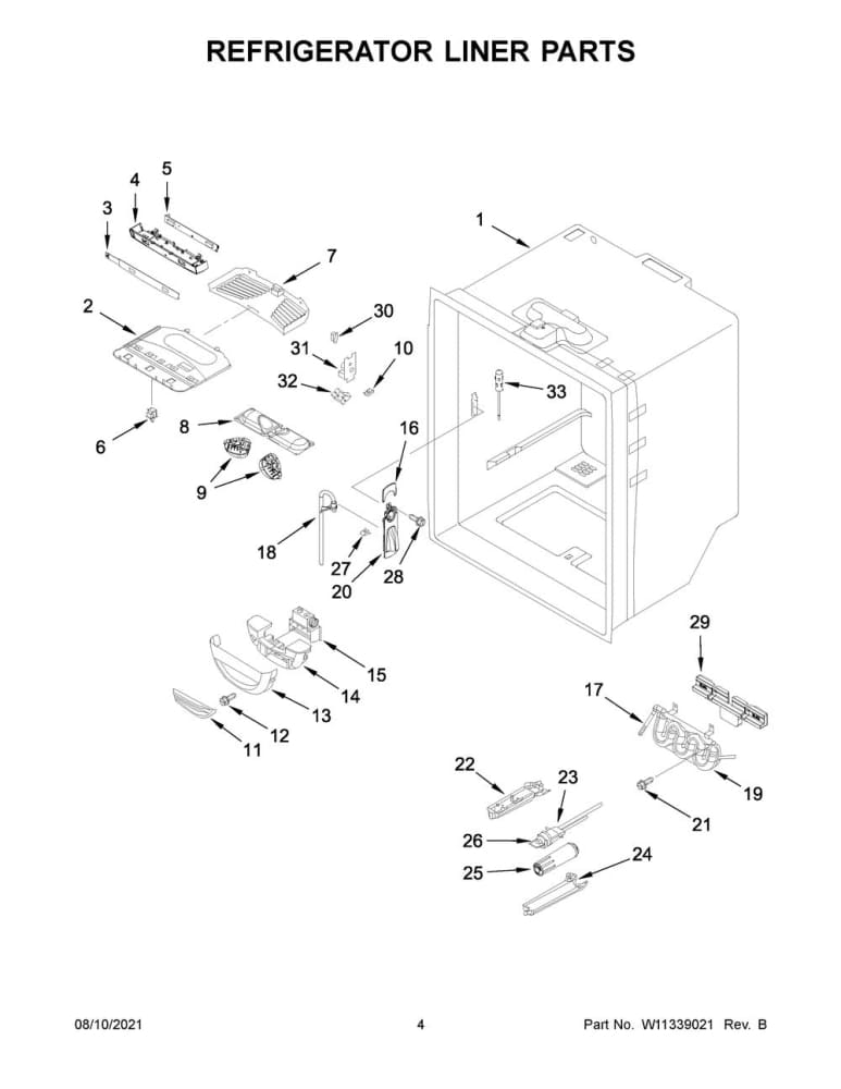 W11229977 Refrigerator Water Reservoir - XPart Supply