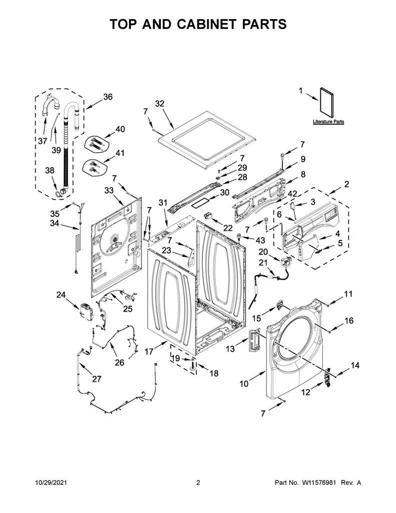 W11549931 Washer Cntrl-Elec - XPart Supply