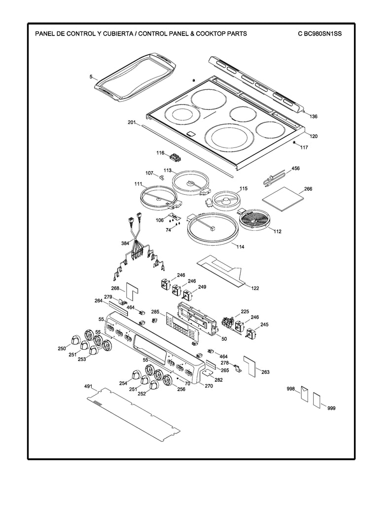 WS01L08128 Certified Refurbished Glass Panel and Membrane Asm - XPart Supply