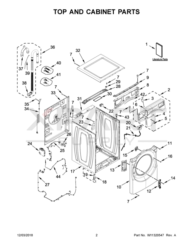 W11322903 Washer Electronic Control Board - XPart Supply