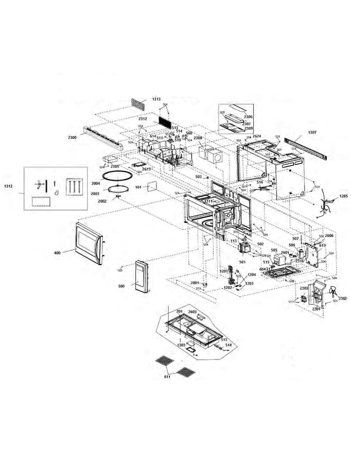 WG02A04008 Microwave Magnetron (replaces 17470000000817)