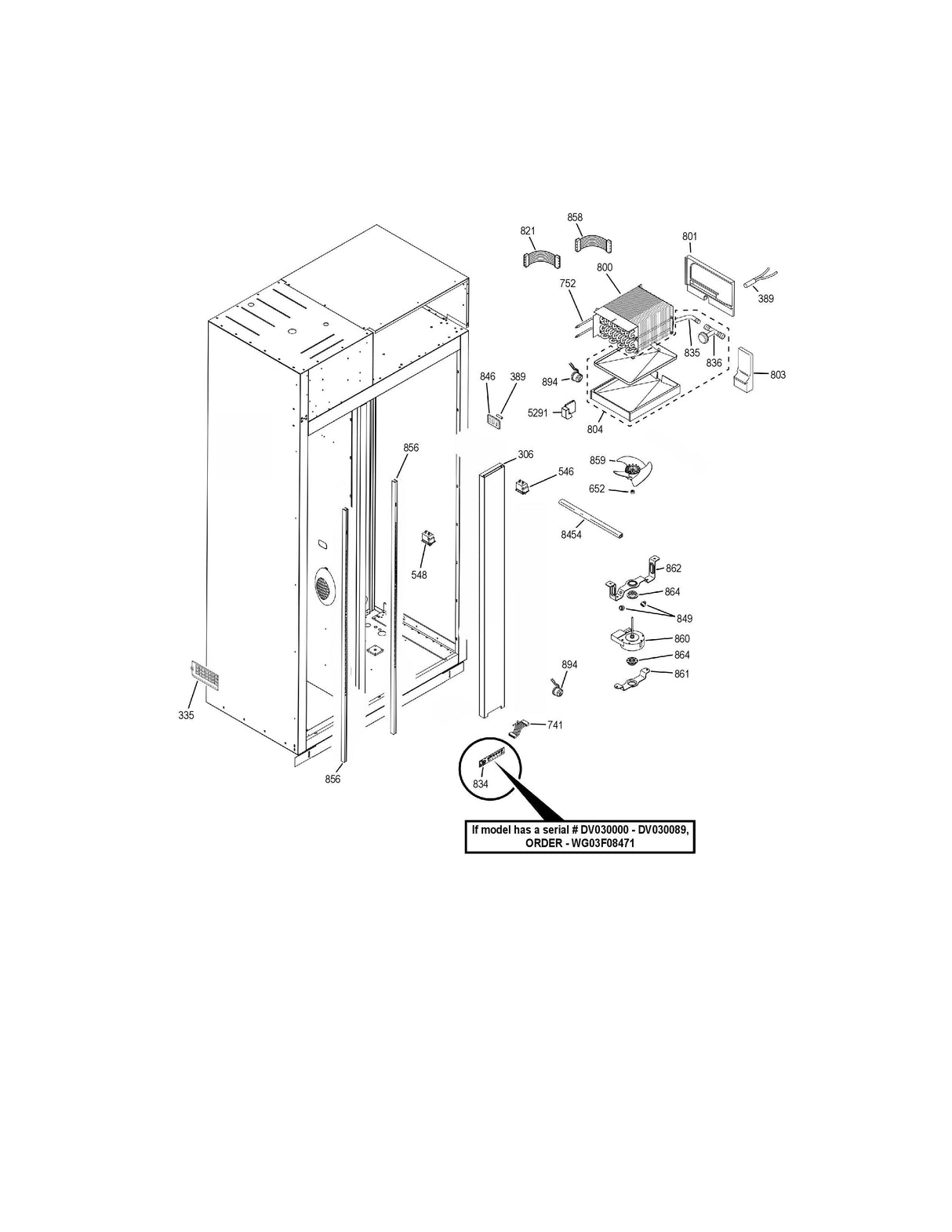 WG03F09490 Refrigerator Tower LED (replaces WR55X43306, 224D5920G001)